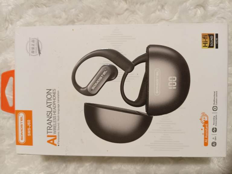 SOMOSTEL SMS-J00 AI Translation Wireless Headphones - NEW
