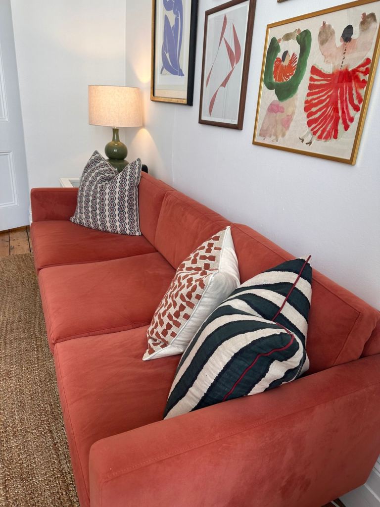 Swyft Model 01 3-seater sofa + matching ottoman for sale 🛋️