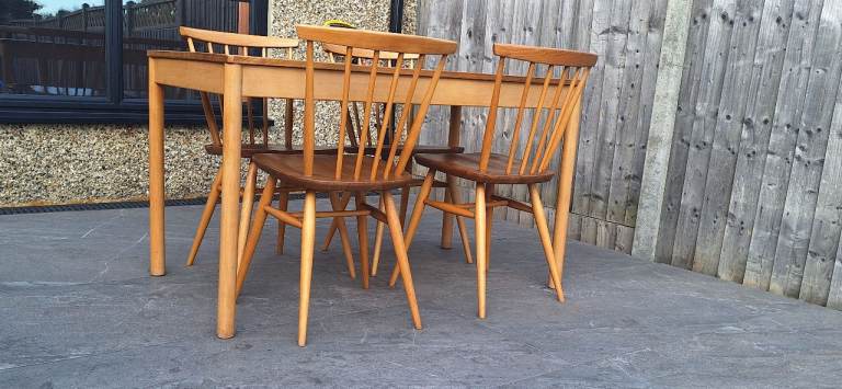 Ercol table vintage mid century model 628