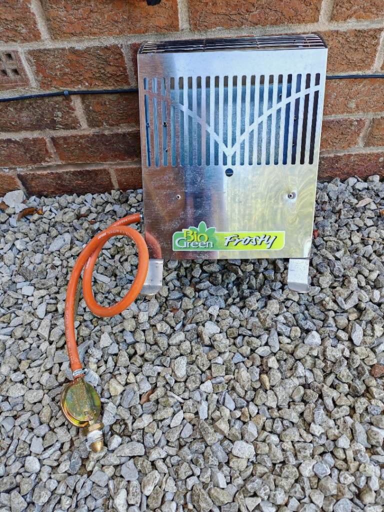 Greenhouse heater with connector