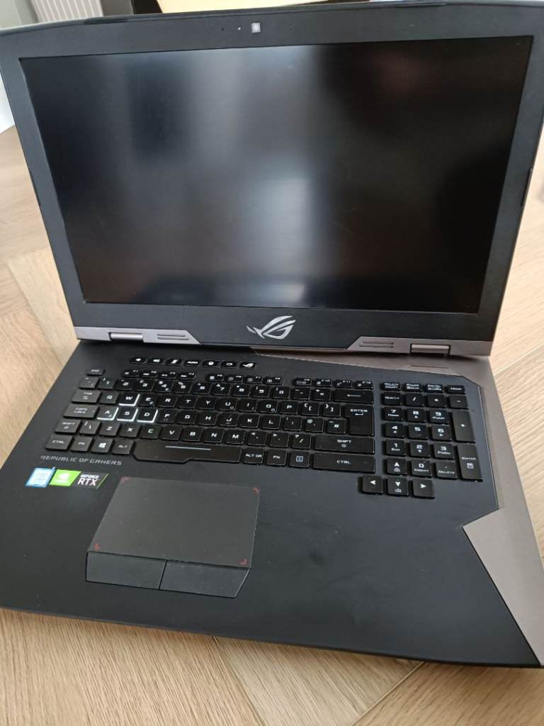 ROG G703GX, with all accessories in original packaging 