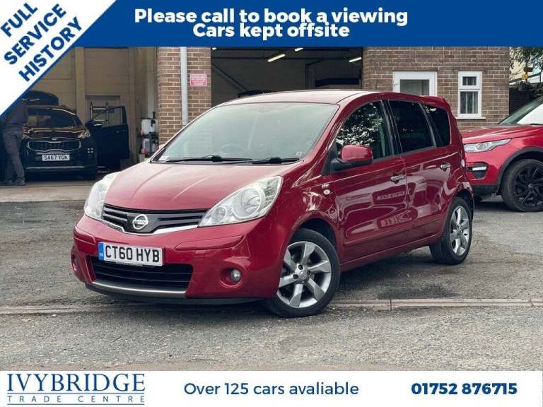 2011 60 NISSAN NOTE 1.6 16V N-TEC HATCHBACK 5DR PETROL AUTO EURO 5 (110 PS)