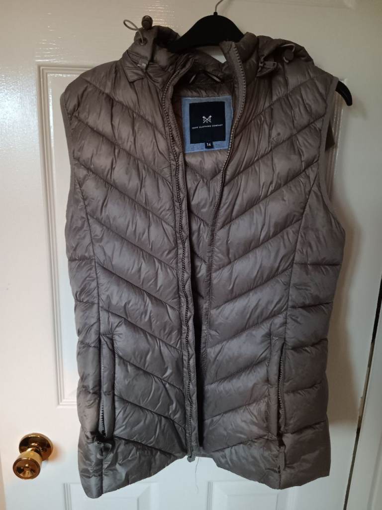 Crew clothing company grey gilet 