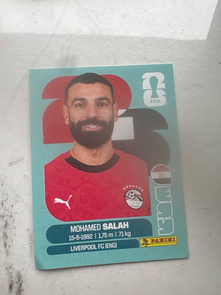 Mo Salah Panini sticker negotiable prices
