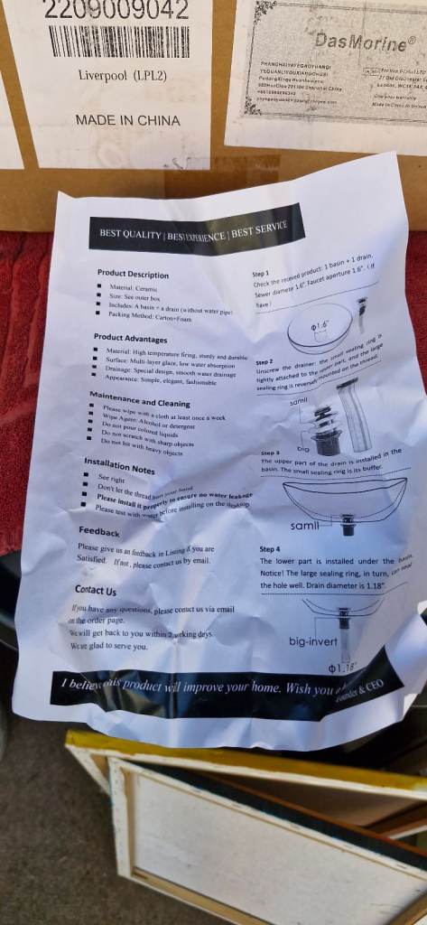 image for Brand new sink