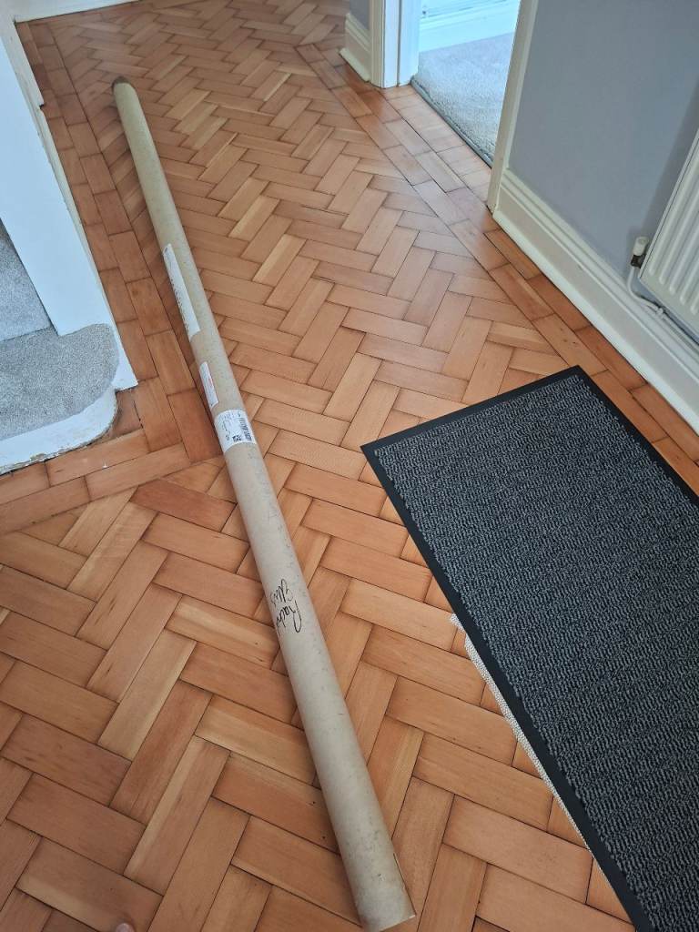 Used 248 cm x 7.5cm strong cardboard tube for packing or ideal for hamsters tunnel