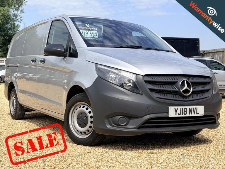 2018 Mercedes-Benz Vito 1.6 111 CDI Panel Van 6dr Diesel Manual FWD L2 Euro 6 (114 ps) Panel Van ...