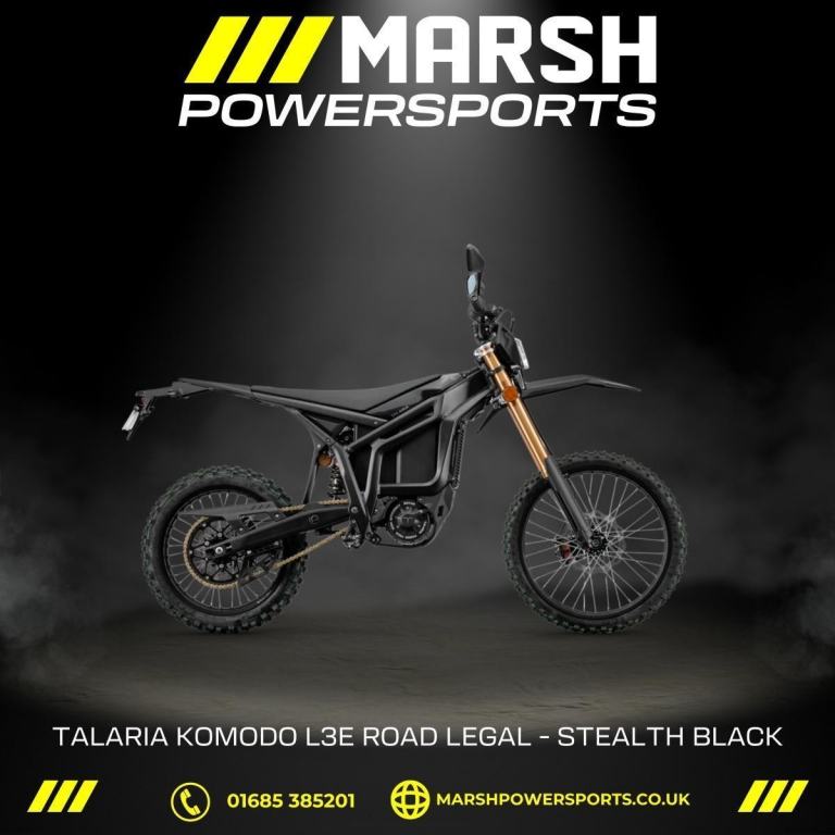 Komodo L3E Road Legal in Stealth Black - Komodo Main Dealer - Reserve NOW!