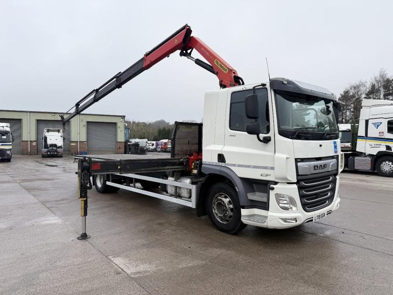 2019 DAF CF 320 WITH PALFINGER PK17 CRANE 