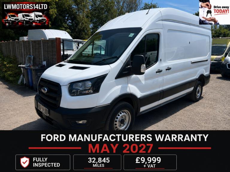 FORD TRANSIT 2.0 ECOBLUE 170 BHP L3H3 LEADER LWB HIGH ROOF PANEL VAN 2024 24 REG