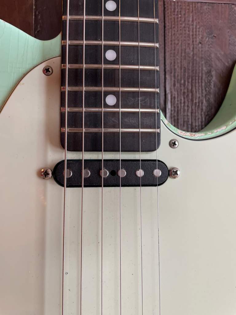 MJT Aged Surf Green/Blue Custom Built Telecaster w/Lindy Fralin Blues Special Pickups