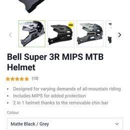 Bell Super 3R MIPS MEDIUM 55-59CM helmut