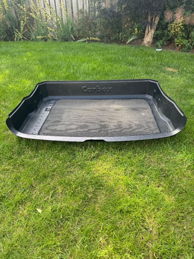 VW GolfMK7 rigid Boot liner by Carbox with non-slip mat