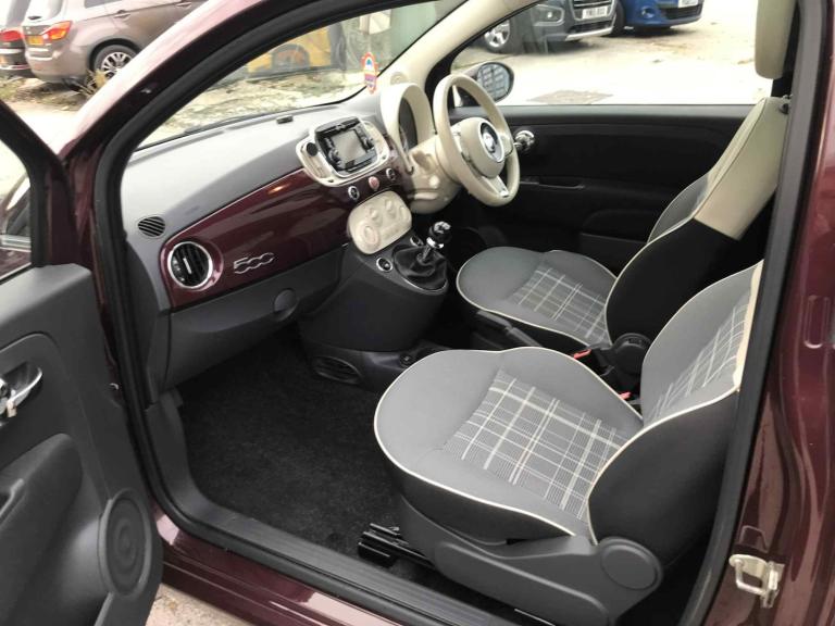 2017 Fiat 500 1.2 Lounge 3dr HATCHBACK Petrol Manual