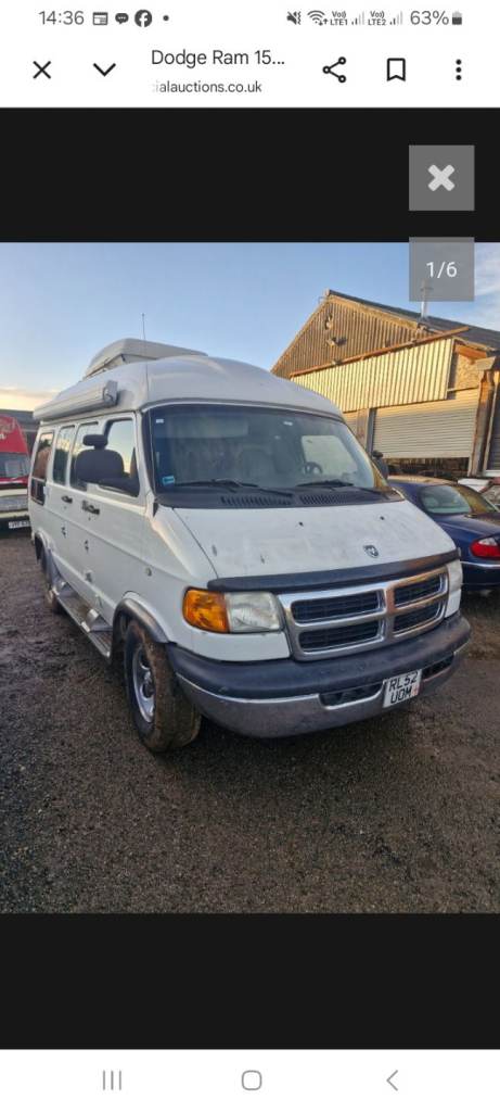 Dodge Ram 1500. CAMPER VAN 