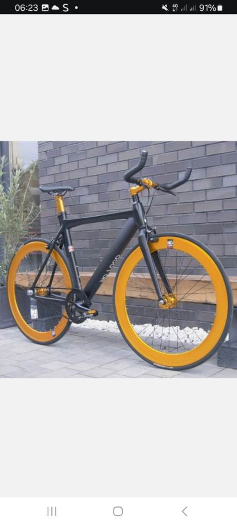 NO LOGO "X" - Type GOLD  Single Speed freewheels Road bike Fixed Gear fixie original price £400