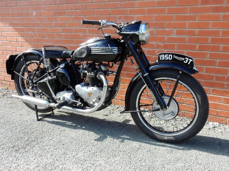 Triumph 3T Twin 348cc 1950 Matching Numbers