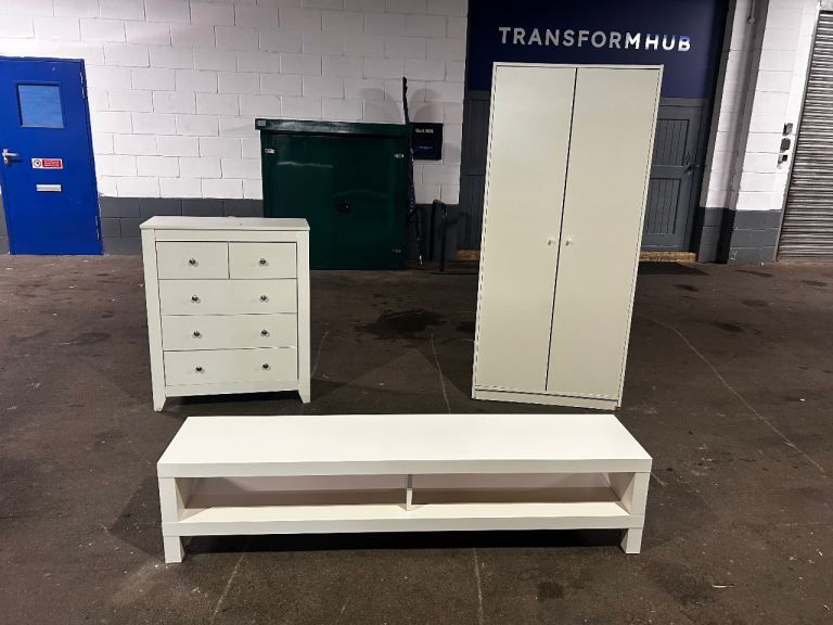 White Bedroom Furniture Set – Free Delivery