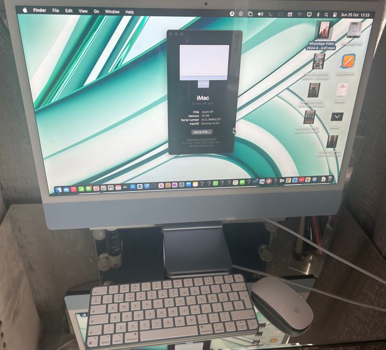 iMac (M1 series, 2021) Blue , £700.00 for Sale in Camberwell, London ...