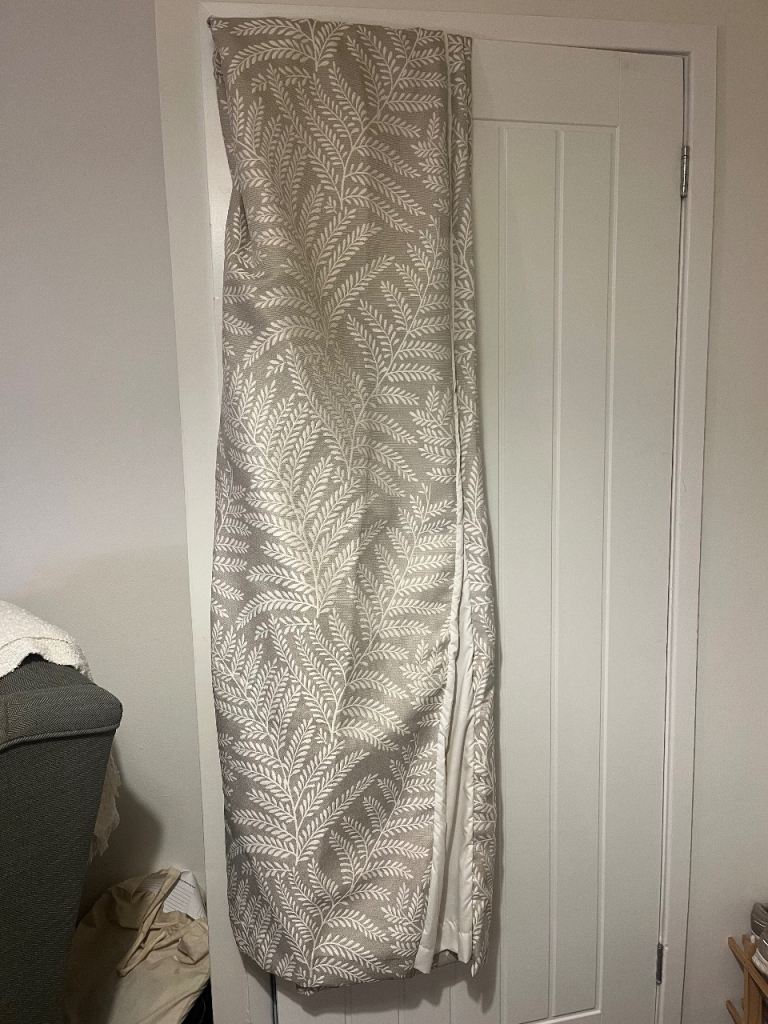 Beige dunelm curtain 