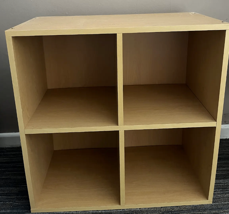 Wooden Cube Storage Unit / Bookshelf – Good Condition