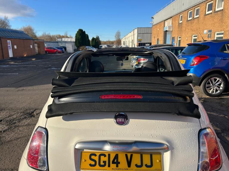 2014 Fiat 500 1.2 S 2dr CONVERTIBLE Petrol Manual