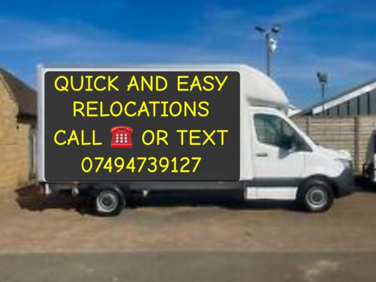 PROFESSIONAL REMOVAL DELIVERY MAN WITH VAN HIRE CHEAP SHORT NOTICE MOVING HOUSE FLAT BIKE WASTE JUNK