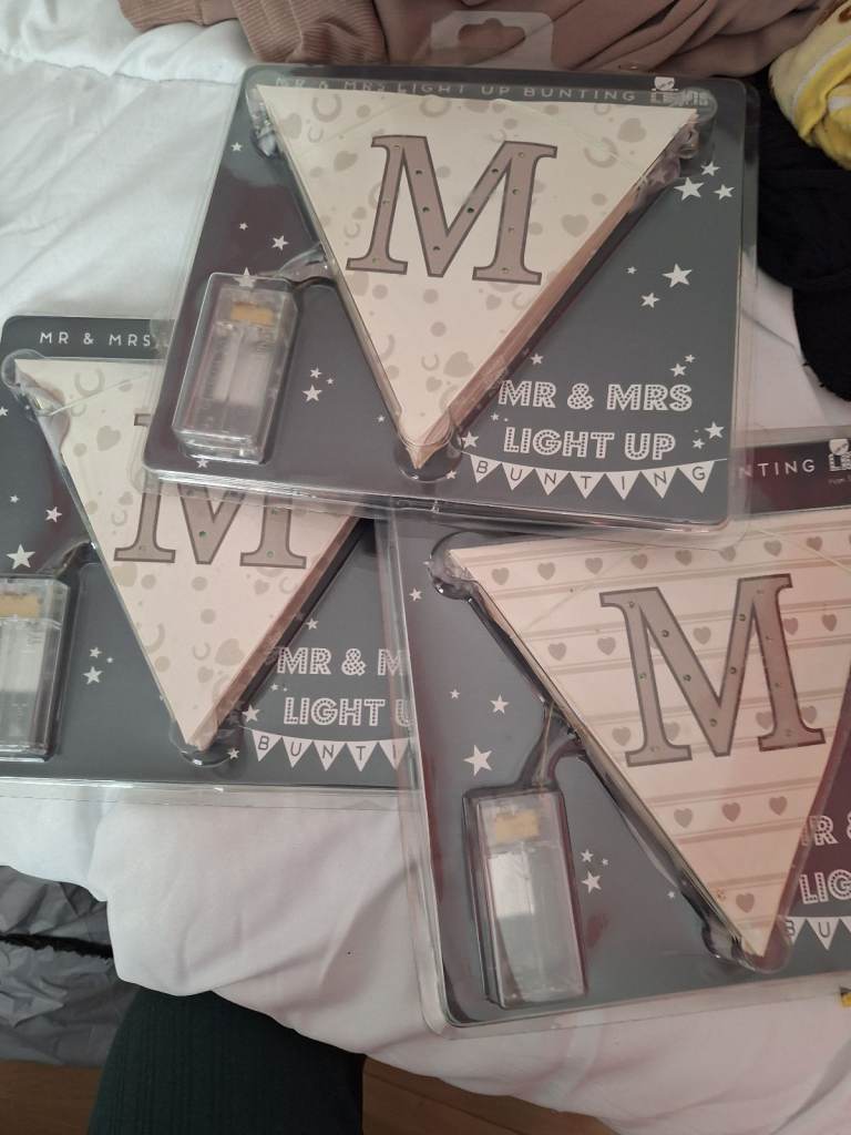 Light up Mr And Mrs Bunting x 3. New