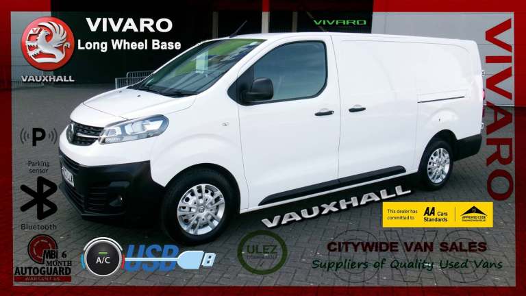 2022 Vauxhall Vivaro 3100 2.0d 145PS Dynamic H1 Long Wheel Base Van PANEL VAN Diesel Manual