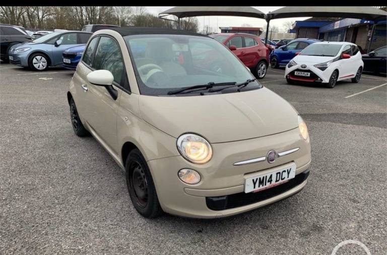 2014 Fiat 500 1.2 Colour Therapy 2dr Dualogic CONVERTIBLE PETROL Automatic