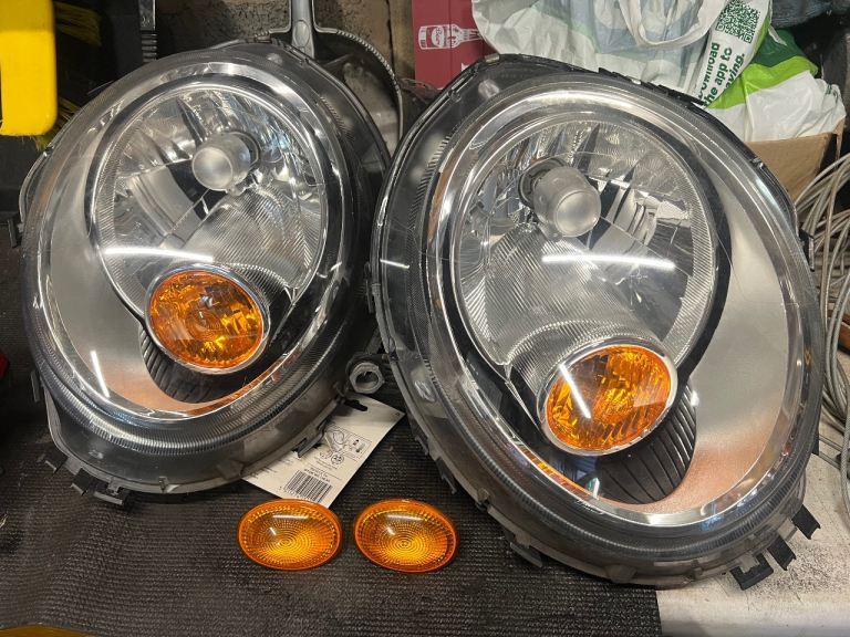 Mini R56 headlights, Rear lights and Side repeaters 