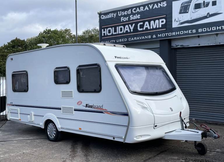 2007 SWIFT SPRITE FIREBRAND ALPINE 473, 4 BERTH CARAVAN FIXED BED, AWNING!