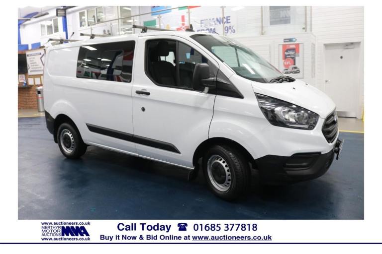 2019 - 69 - FORD TRANSIT CUSTOM 300 LEADER 2.0TDCI ECOBLUE 105PS SWB CREW VAN