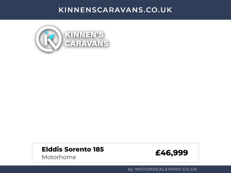 2020 Elddis Sorento 185 Motorhome