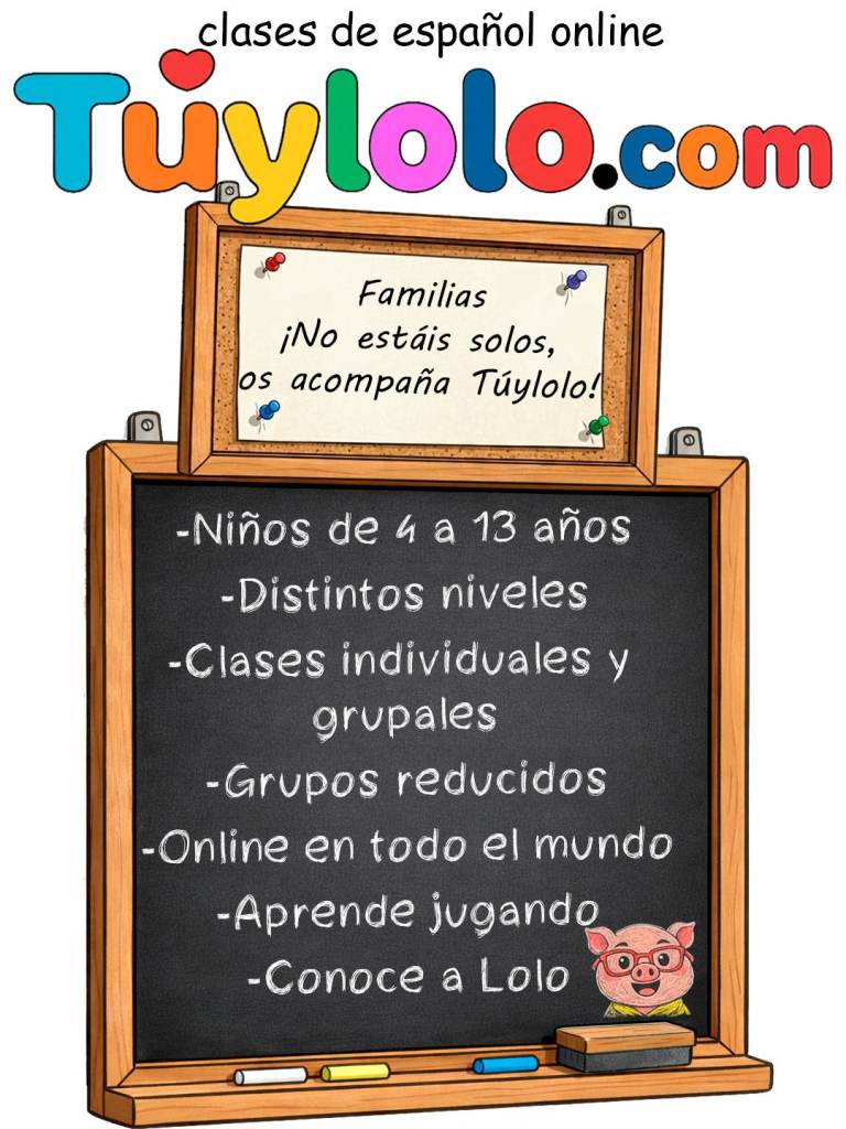 Clases de español online para niños