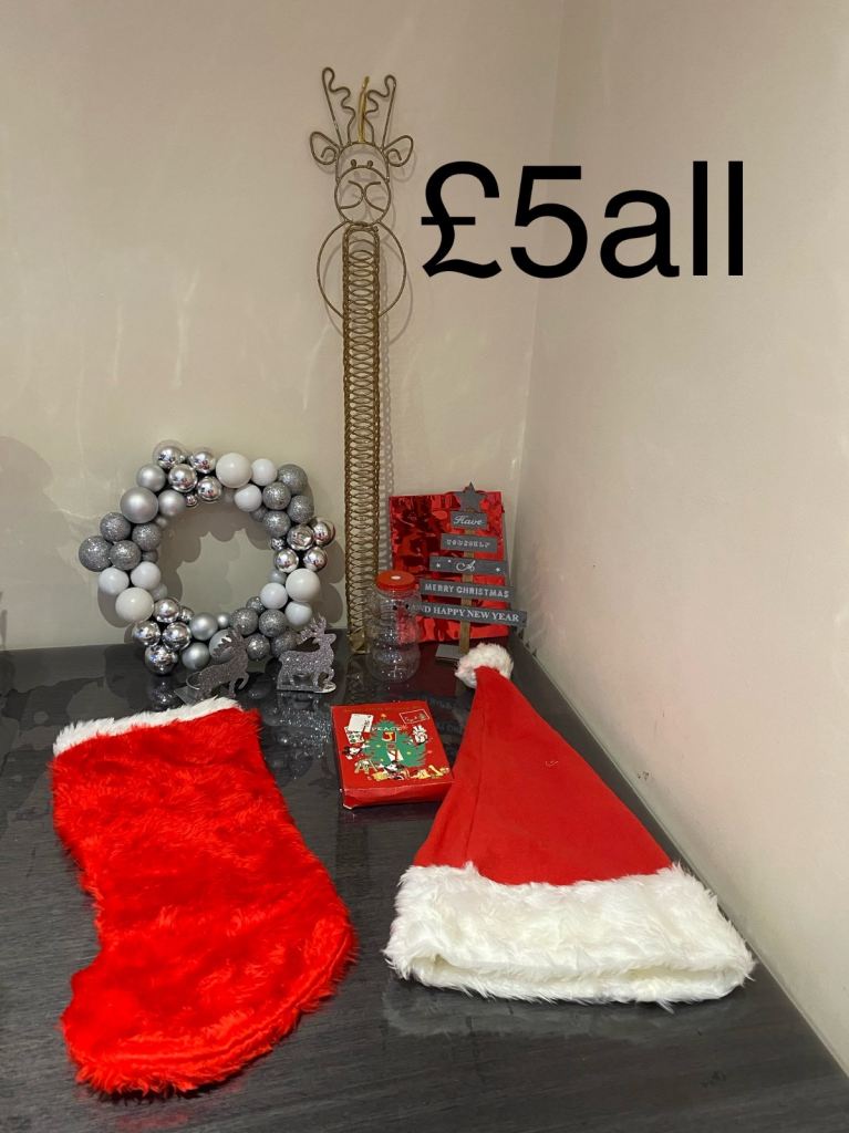 Various Christmas Decorations for Sale