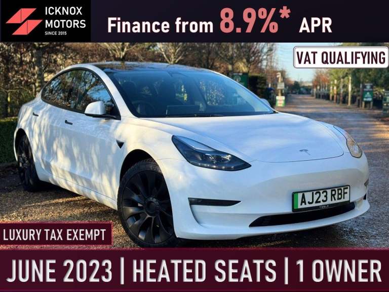 2023 Tesla Model 3 Long Range Auto RWD 4dr SALOON Electric Automatic
