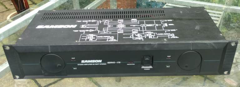 Samson Servo 170 Power Amplifier (with free Studio Monitors!)