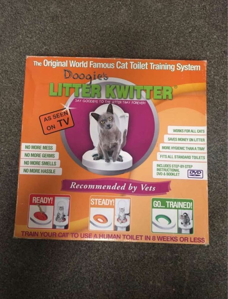 LitterKwitter cat toileting system
