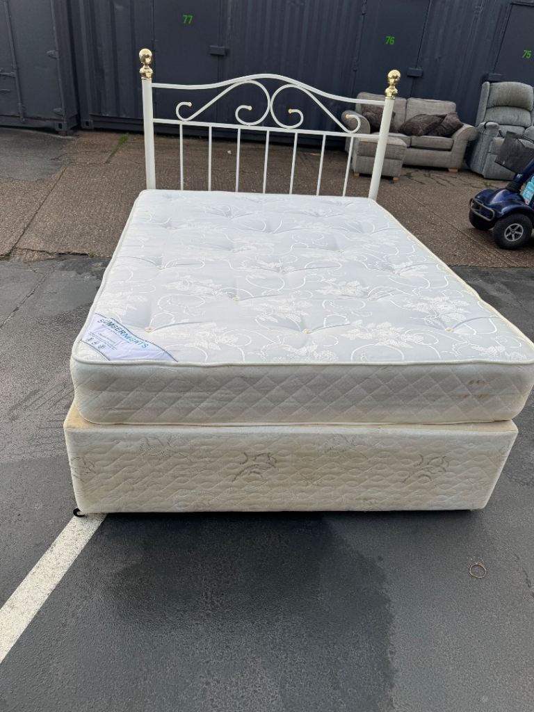 Slumber Knight Double Bed and Mattress 