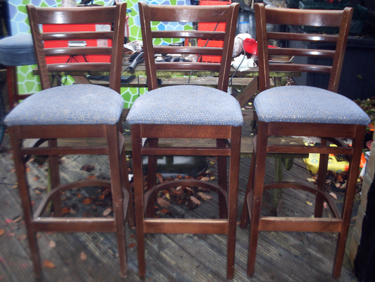 image for LOTS OF TALL WOODEN VINTAGE PUB STOOLS: MICROPUB, HOME BAR, MAN & WOMAN CAVE