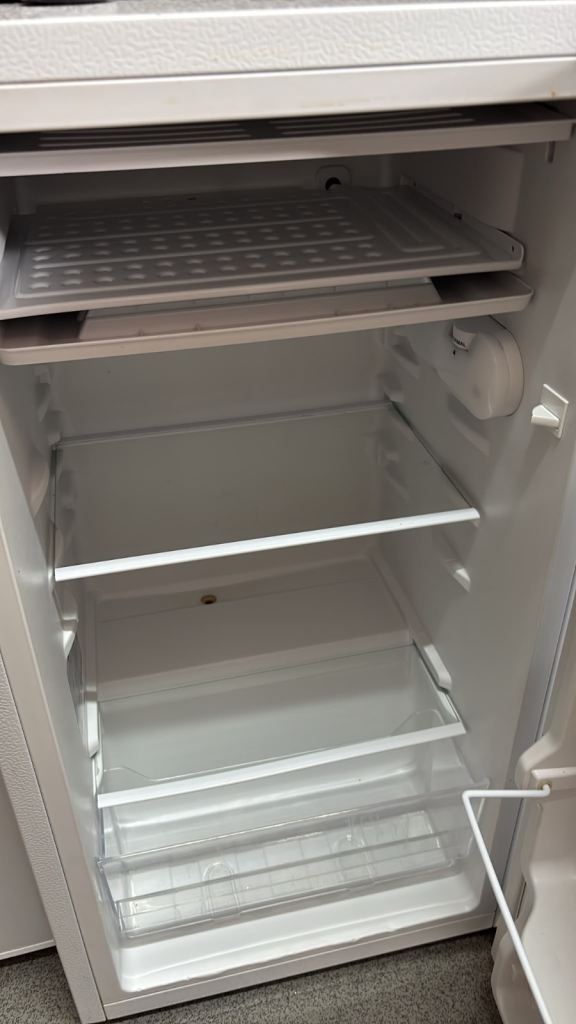 White under counter fridge 