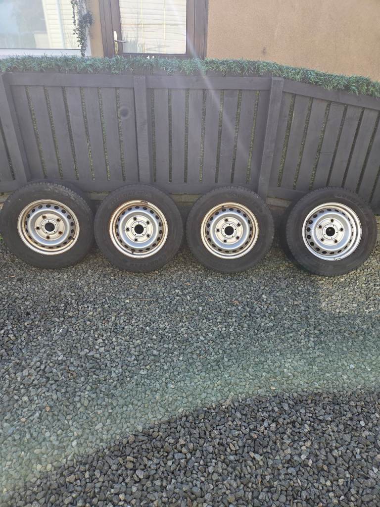 Transit Custom Steel Wheels and Tyres 215 65 15