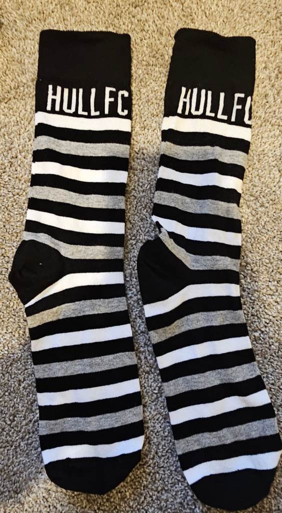 image for Christmas Stocking Filler Hull Fc Rugby League Mens Everyday Socks - New 
