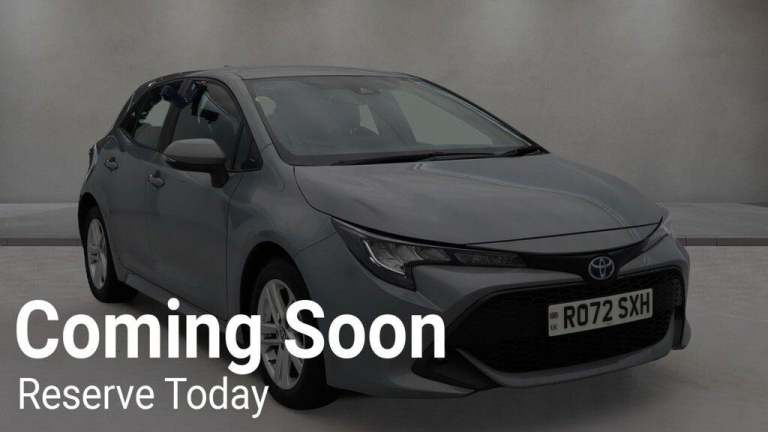 2022 Toyota Corolla 1.8 VVT-h Icon Hatchback 5dr Petrol Hybrid CVT Euro 6 (s/s) (140 ps) HATCHBAC...