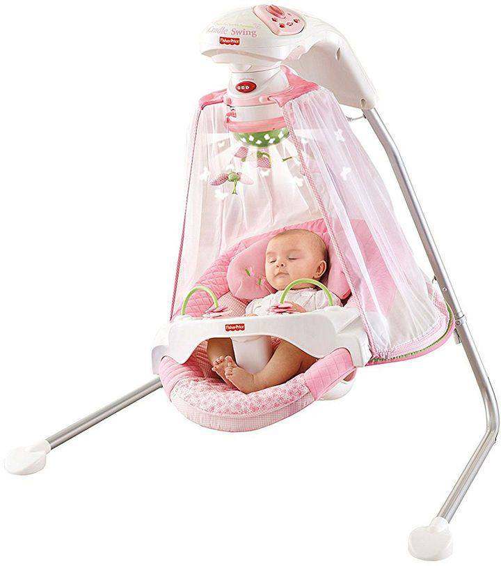 Fisherprice butterfly garden papasan cradle swing 