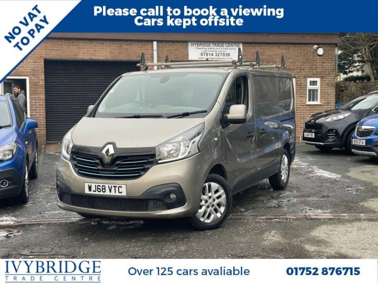 2018 68 RENAULT TRAFIC 1.6 DCI 27 SPORT NAV PANEL VAN 5DR DIESEL MANUAL SWB STAN