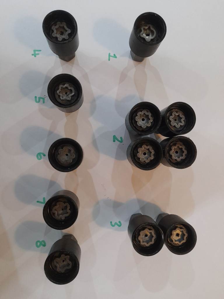 Locking Wheel Nut keys for Mercedes. LWN