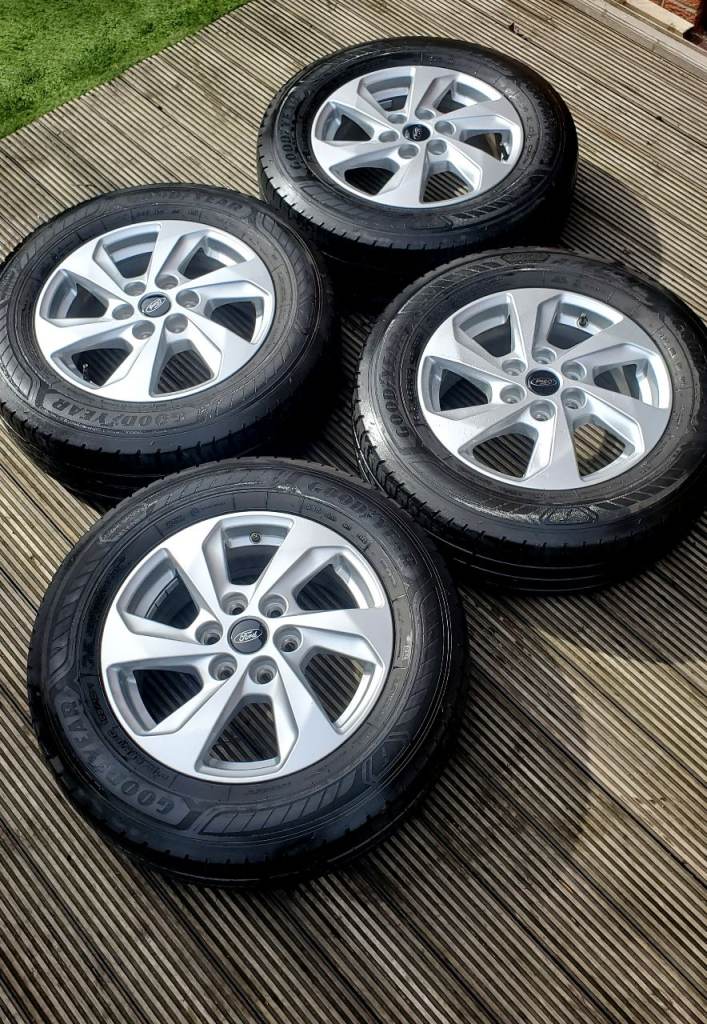 FORD TRANSIT ALLOYS & GOODYEAR TYRES. x4