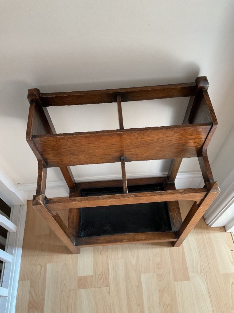 Oak umbrella stand